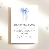 Carte De Remerciements Baby Shower Mariage Arc-en-Ciel Bleu Coquette