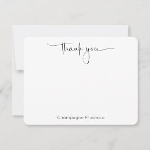 Carte De Remerciements Baby Shower Mariage Moderne