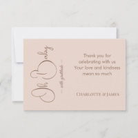 Baby-Shower Minimaliste Moderne | Rose Poudre