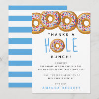 Baby shower moderne Donut Boys saupoudrer