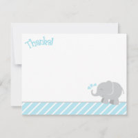 Baby shower moderne Sky Blue et Grey Elephant Boy