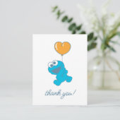 Carte De Remerciements Baby shower Monster Cookie (Debout devant)