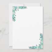 Carte De Remerciements Baby shower neutre éléphant (Dos)