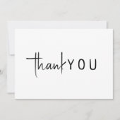 Carte De Remerciements Baby shower Neutre Moderne Simple Plat (Devant)