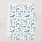 Carte De Remerciements Baby shower Ocean Boy (Dos)