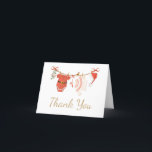 Carte De Remerciements Baby shower Père Noël de Noël<br><div class="desc">Express votre gratitude à Père Noël Baby shower Carte de remerciements Printable, une façon parfaite de partager vos remerciements sincères. Ornée de motifs adorables pour bébé, cette carte personnalisable apporte une touche de douceur à votre appréciation. Personnalisez pour transmettre vos remerciements de la manière la plus charmant et la plus...</div>