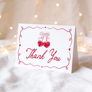 Carte De Remerciements Baby Shower Petite Coquette