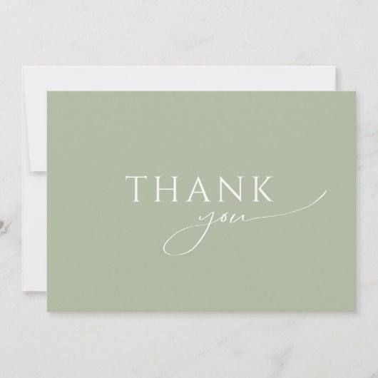 Carte De Remerciements Baby shower plat géant (Devant)