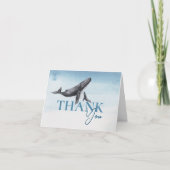 Carte De Remerciements Baby shower plié de l'océan rustique moderne (Devant)