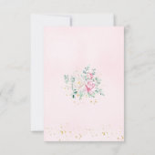 Carte De Remerciements Baby shower Princess Swan (Dos)