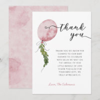 Baby shower rose Balloon Garland
