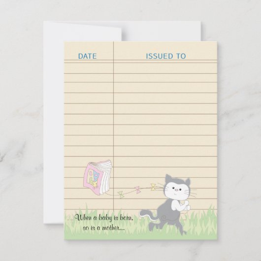 Carte de remerciements baby shower, rose/construir (Devant)