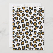 Carte De Remerciements Baby shower Safari Animaux (Dos)