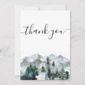 Carte de remerciements Baby shower sauvage (Dos)