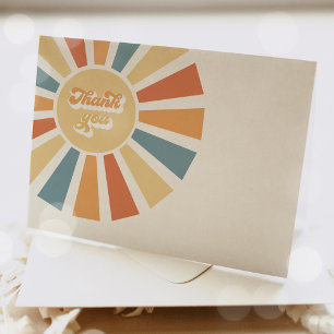 Carte De Remerciements Baby shower Soleil Venez Ici Le Fils