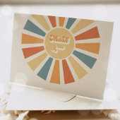 Carte De Remerciements Baby shower Soleil Venez Ici Le Fils