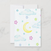 Carte De Remerciements Baby shower Sweet Dreams (Dos)
