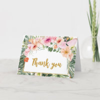 Baby shower tropical Floral Aloha