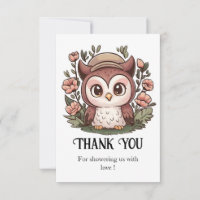 Baby shower Whimsical Lovely Owl