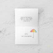 Carte De Remerciements Baby Sprinkle | Remerciements pour la fête de bébé (Intérieur)