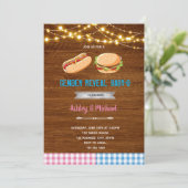 Carte De Remerciements Babyq Gene révéler l'invitation (Debout devant)