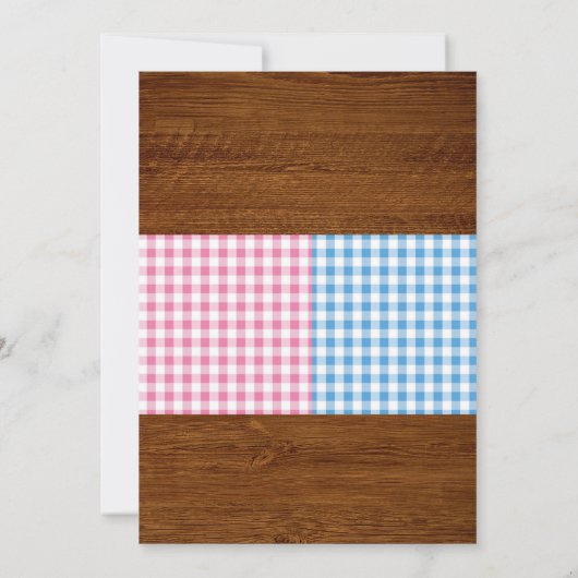 Carte De Remerciements Babyq Gene révéler l'invitation (Dos)