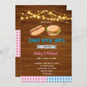 Carte De Remerciements Babyq Gene révéler l'invitation (Devant / Derrière)