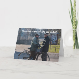 CARTE DE REMERCIEMENTS BAD DUDES BIRTHDAY CARD FOR HIM