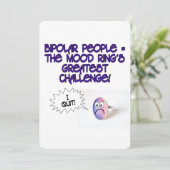 Carte De Remerciements Bague bipolaire (Debout devant)