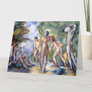 Carte De Remerciements Baigneurs par Paul Cézanne Beaux-Arts