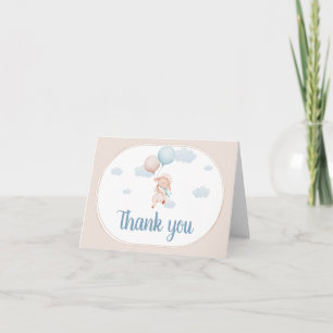 Carte De Remerciements Bain de bébé Petit Agneau