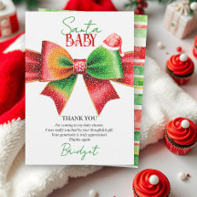 Bain de bébé Santa baby avec un nœud et un chapeau