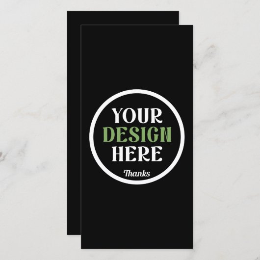 Carte De Remerciements baiser personnalisé, unique, élégant et minimalist (Devant / Derrière)