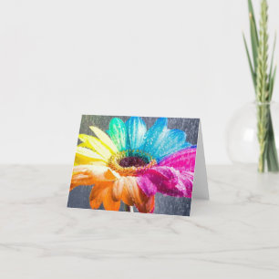 Carte De Remerciements Baisy coloré