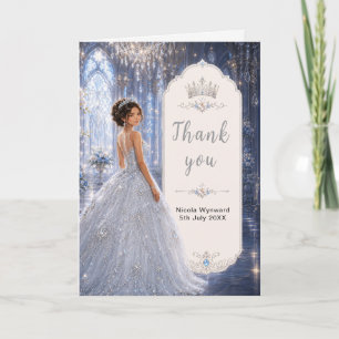 Carte De Remerciements Bal de Sweet Sixteen sous la lumière de la lune