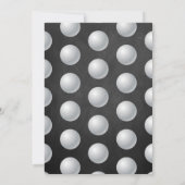 Carte De Remerciements Balle de Golf Anniversaire Tout Âge (Dos)