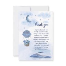 Ballon bleu éléphant mignon garçon d'anniversaire