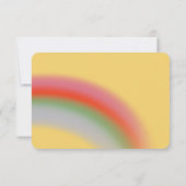 Carte De Remerciements Ballons à air chaud impeccable premier anniversair (Dos)