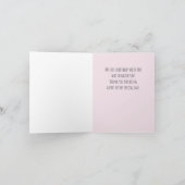 Carte De Remerciements Ballons Aquarelle pour 1er Anniversaire Rose (Intérieur)