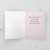 Carte De Remerciements Ballons Aquarelle sur Fond Rose (Intérieur)