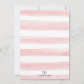 Carte De Remerciements Ballons d'ours en peluche rose et fleuri (Dos)