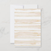 Carte De Remerciements Ballons Ours En Teddy Aquarelle Beige Tan (Dos)