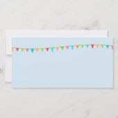 Carte De Remerciements Balloons Colorés Anniversaire Enfants (Dos)