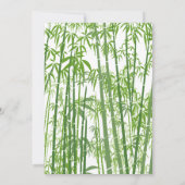 Carte De Remerciements Bambou 7 (Dos)