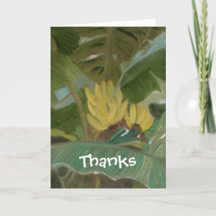 Carte De Remerciements Banana Grove