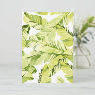 Carte De Remerciements Banane Feuille 4