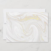 Carte De Remerciements Baptême Baptême Verdure Marbre Swirl Photo (Dos)