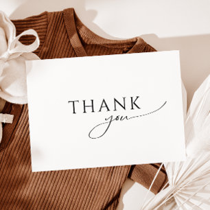 Carte De Remerciements Baptême Bébé Plat Genre Neutre Fantaisiste