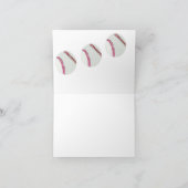Carte De Remerciements Base-ball ou base-ball (Intérieur)