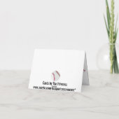 Carte De Remerciements Base-ball ou base-ball (Dos)